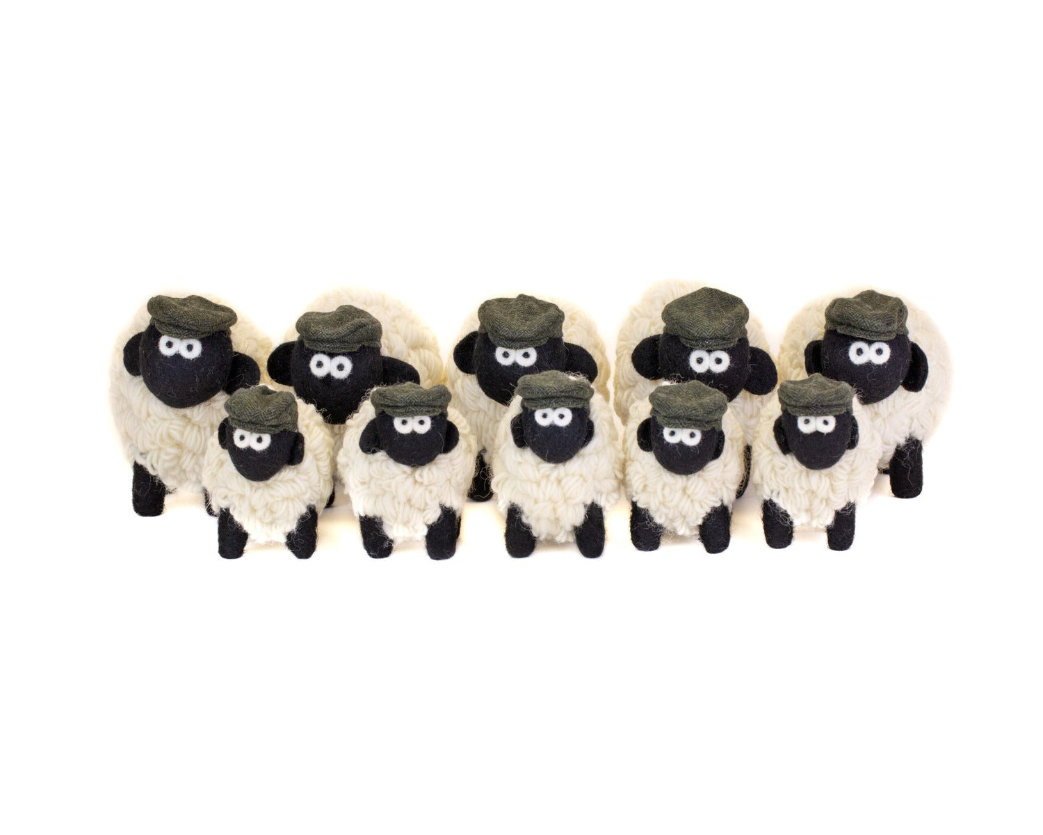 Erin Knitwear | Knitted Sheep Collectible Mountain with Flat Cap