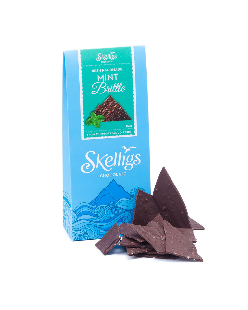 Skelligs Chocolate | Mint Brittle 150g Pouch