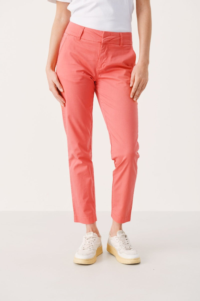 Part Two | Soffys Chino Trousers- Porcelain Rose