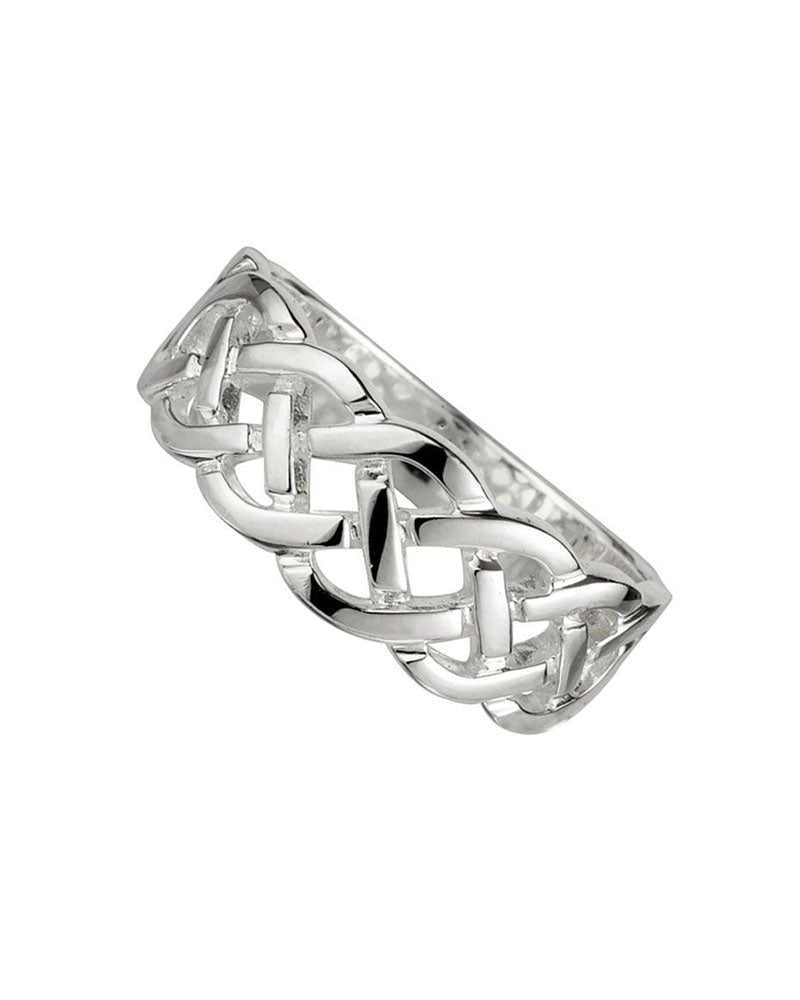 Sterling Silver Celtic Woven Head Ring