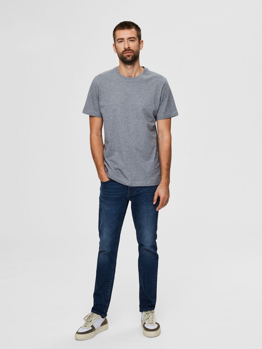 Selected Homme | Cotton T-Shirt | Grey