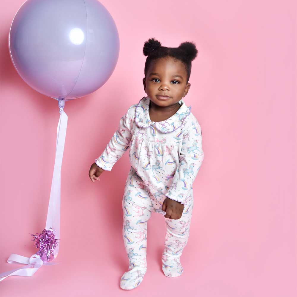 Powell Craft | Unicorn Jumpsuit with Frill Collar