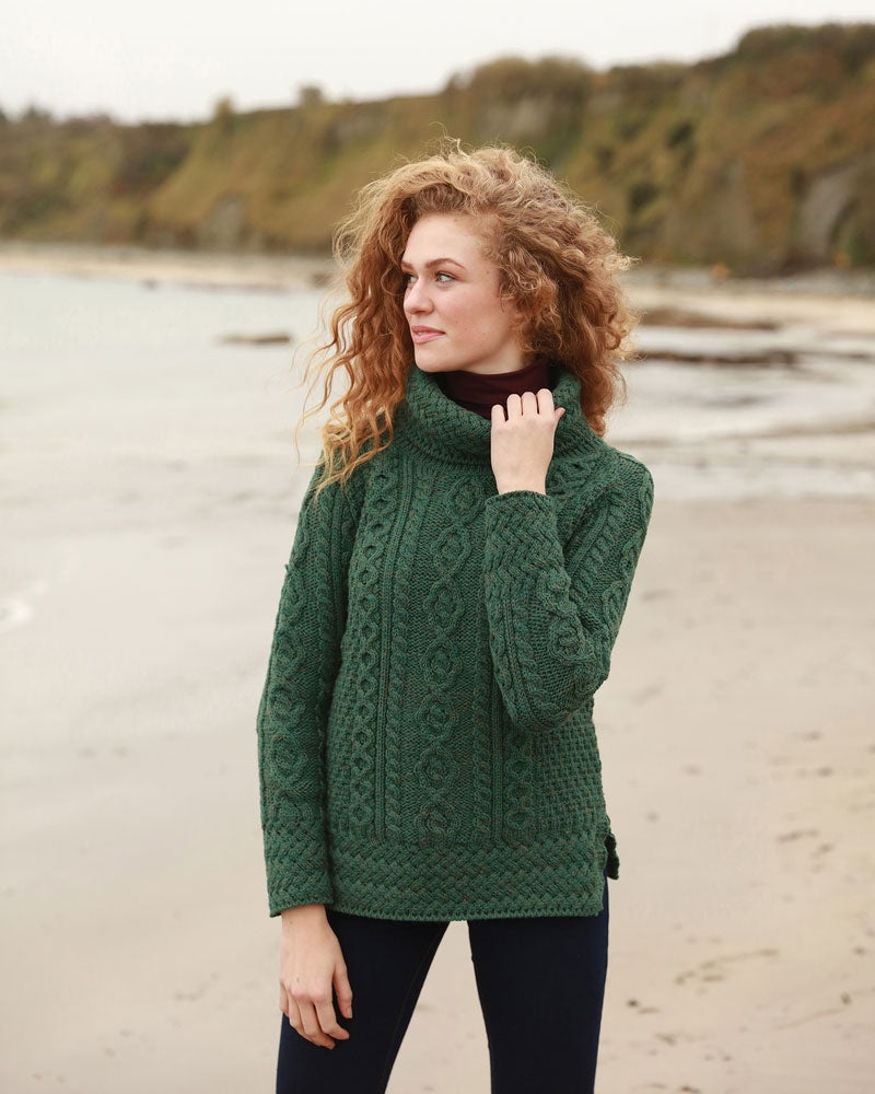 vented-roll-neck-sweater-green-a191