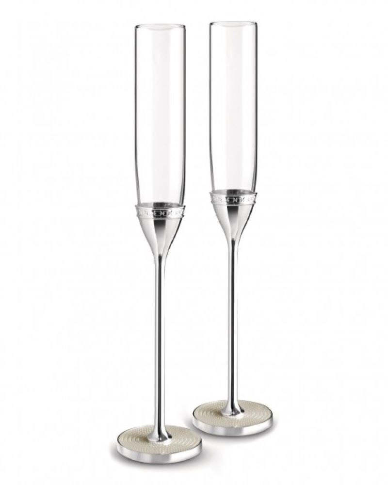 Vera Wang | With Love Silver Pearl Flute Pair