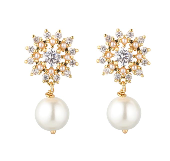 Knight & Day | Victoria Pearl Earrings