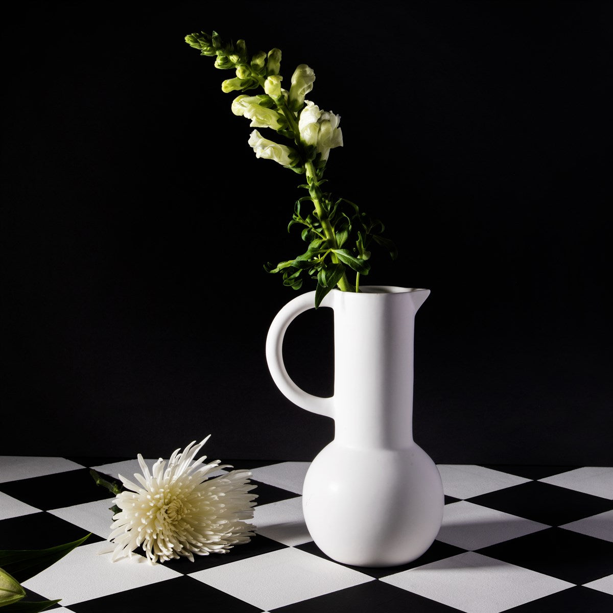 Sass and Belle | Ampora Jug Vase - White
